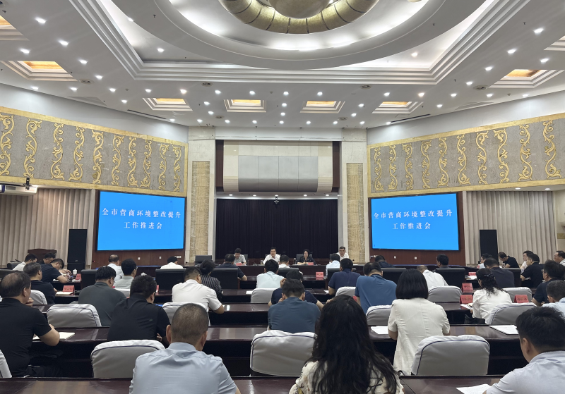 新乡市营商环境整改提升工作推进会召开